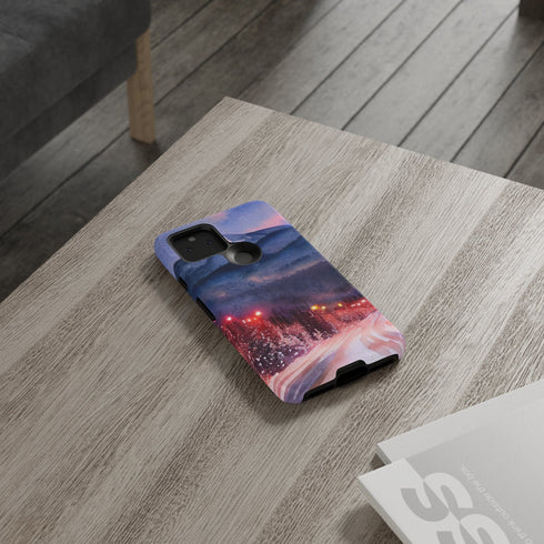 Christmas in Vail Colorado - Impact Resistant Phone Case